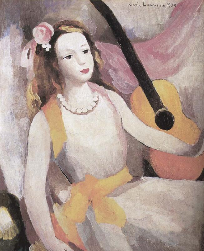 The Girl with guitar, Marie Laurencin